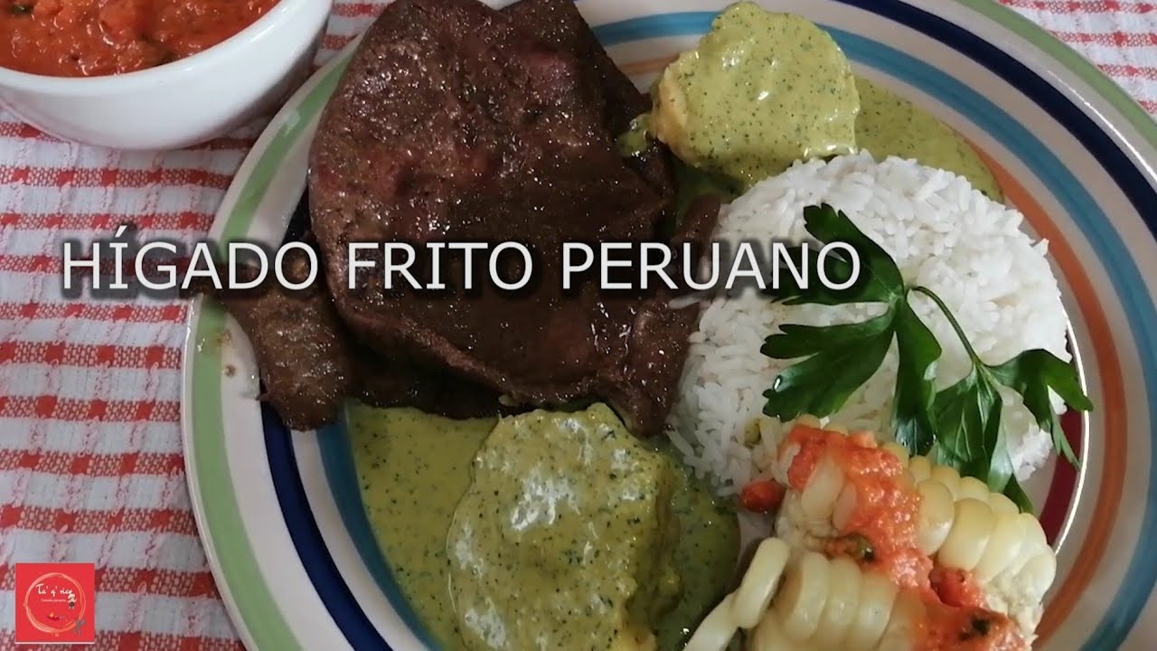 Hígado frito al estilo peruano