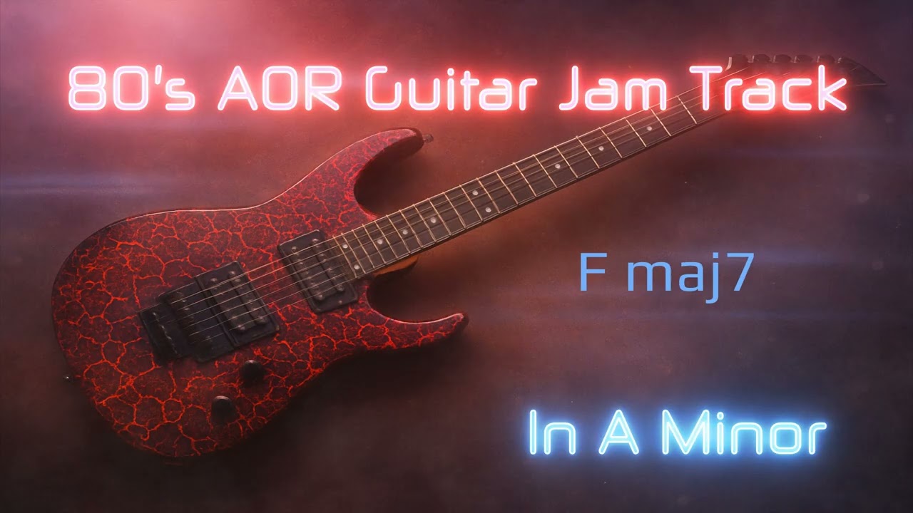80's AOR Guitar Backing Track Jam in A Minor