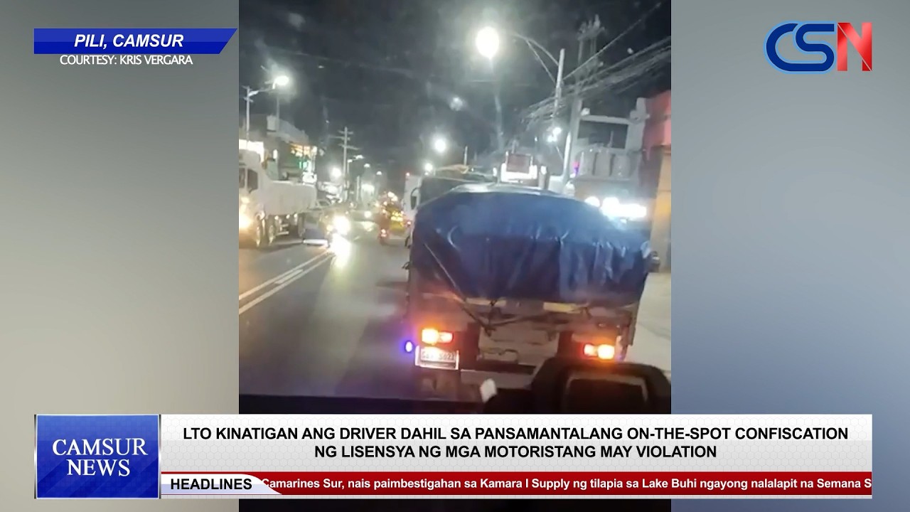 Driver na lumabag sa truck ban sa PIli, CamSur naghimutok sa social media