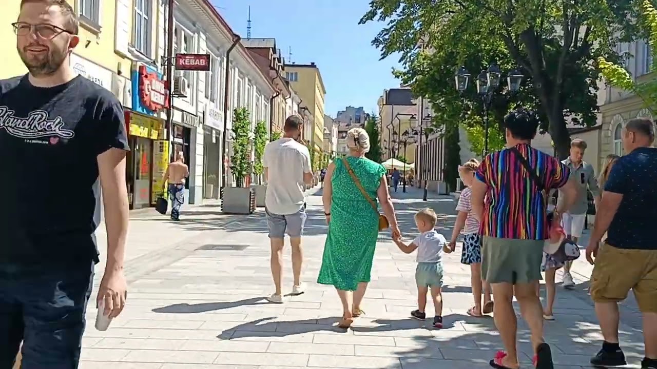Красивый польский город Жешув. Piękne miasto Rzeszów
