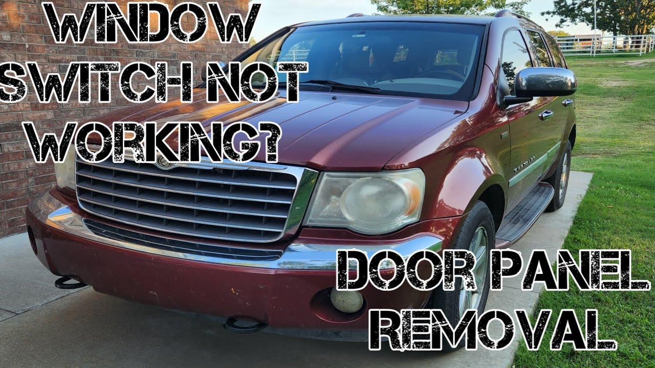 Avoid Costly Repairs with Aspen Window Switch Replacement |  Door Panel Removal #chrysler