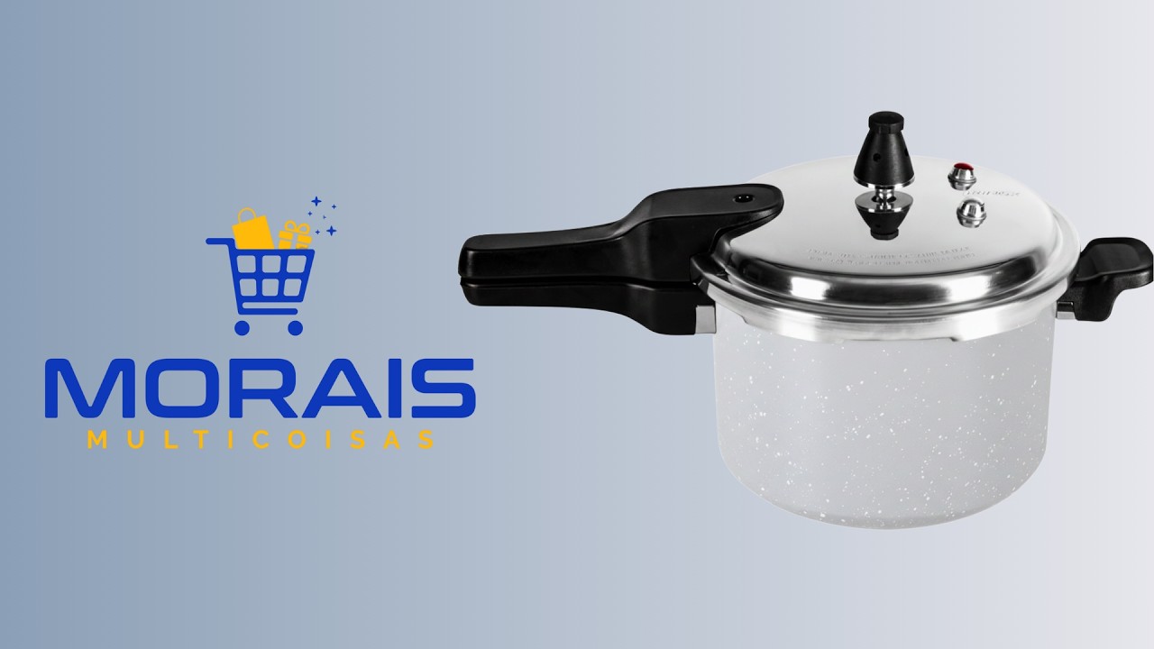 Panela de Pressão Ceramic Life com Indução 5,4L GRIS Brinox