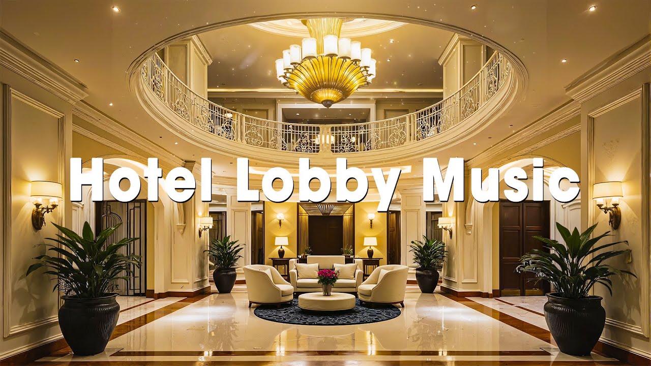 Exquisite Smooth Jazz Ambiance in a Luxury Hotel Lobby for Upscale Gatherings and Elegant Occasions
