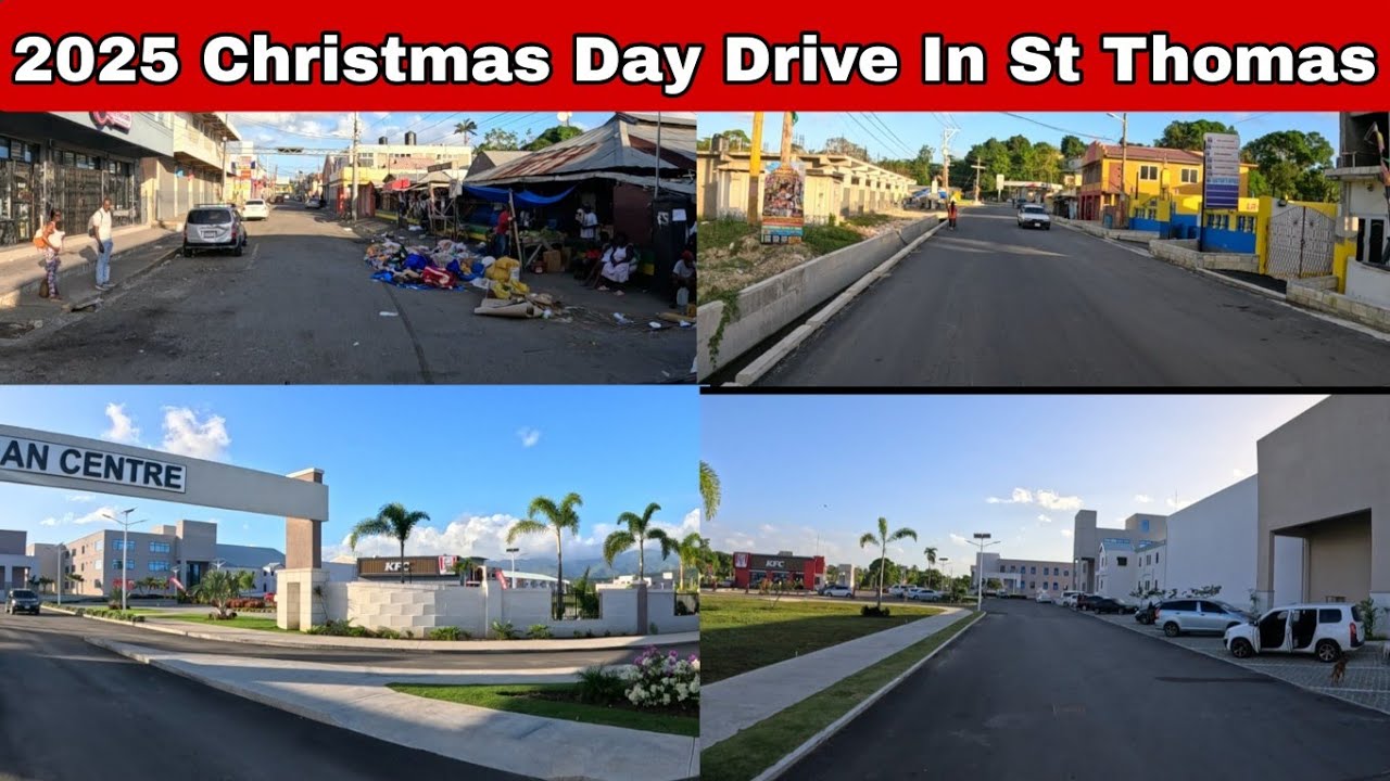 Peaceful Christmas Day 2025 Driving From Morant Bay Urban Centre To Port Morant St Thomas 