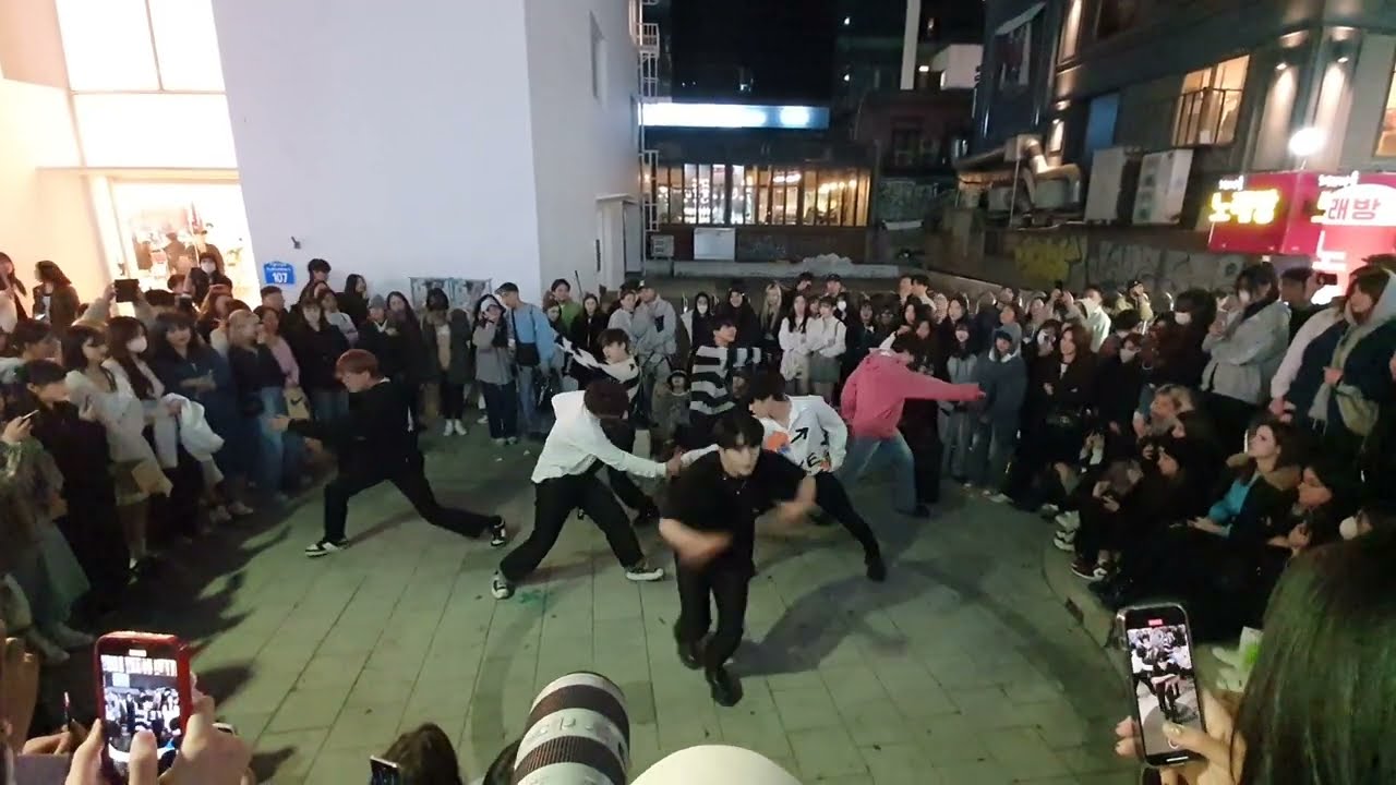 [STREET ARTIST] ANTARES. HONGDAE BUSKING (MIC DROP). 230409.