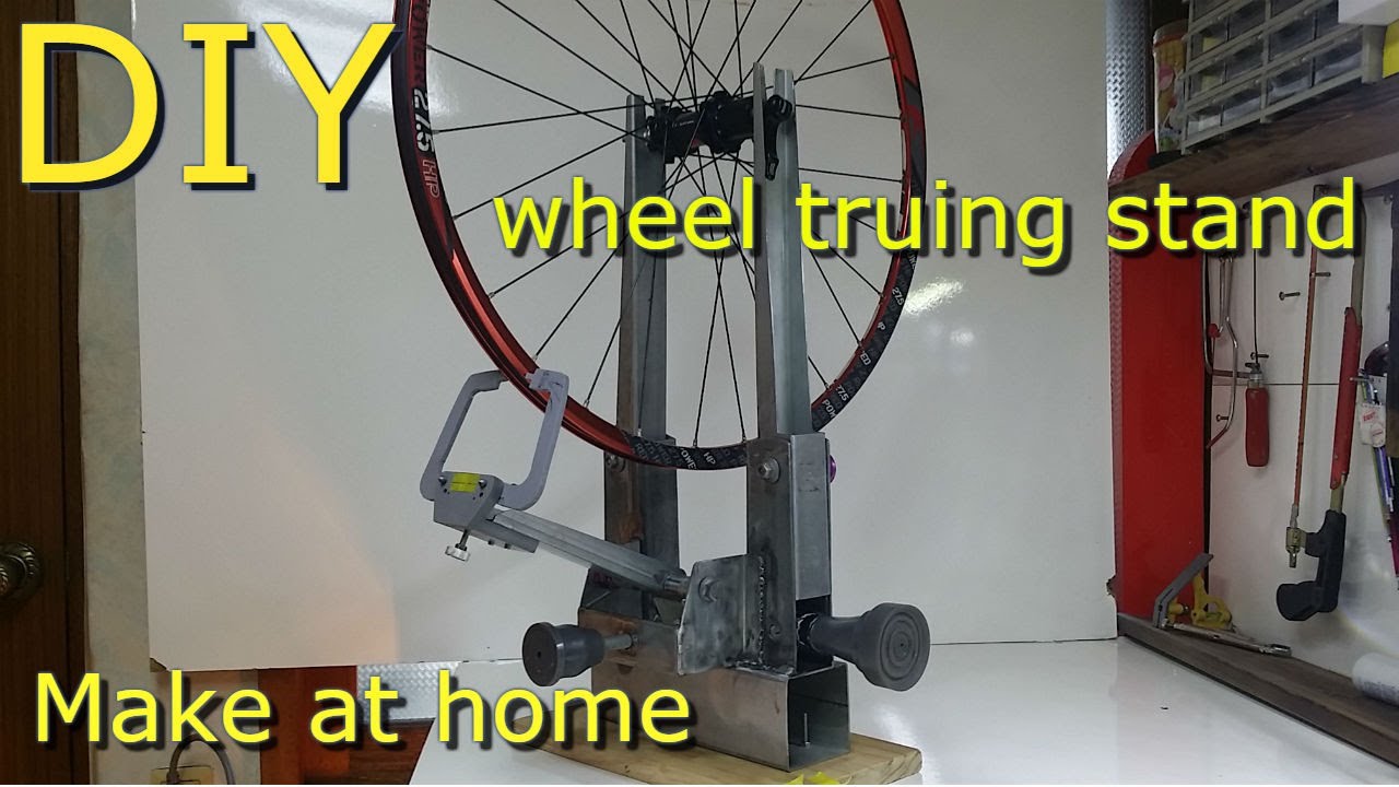 DIY  How to make  wheel truing stand / Make at home/휠 트루잉 스탠드자작,[nam myoung world]