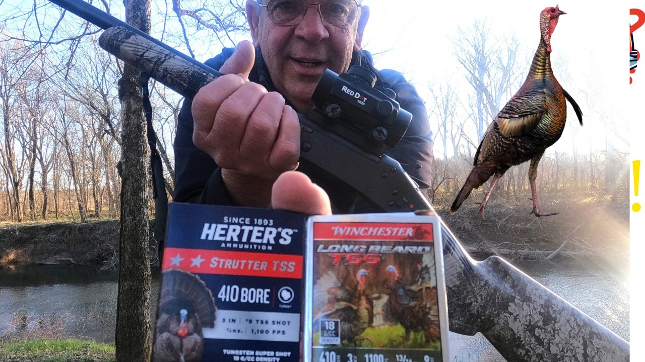 Сравнение патронов .410 Winchester TSS и Bass Pro .410 Herters TSS. #basspro #bassproshops #turke...