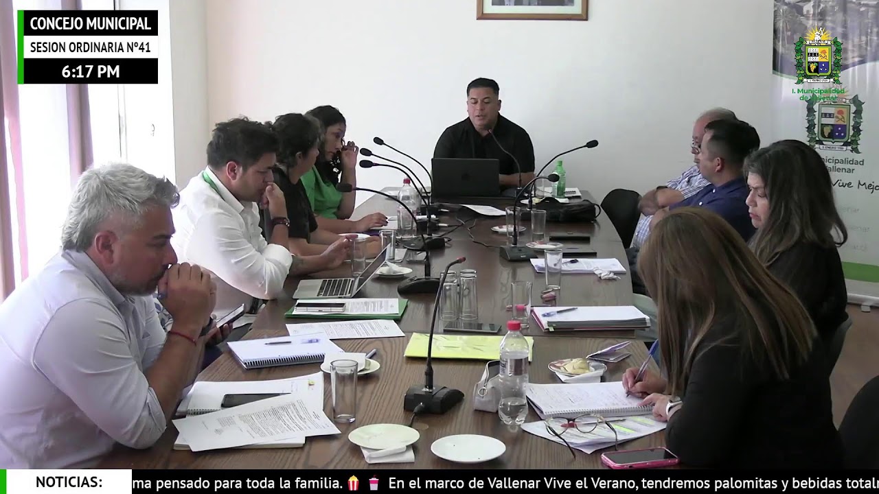 CONCEJO MUNICIPAL SESION ORDINARIA Nº 41