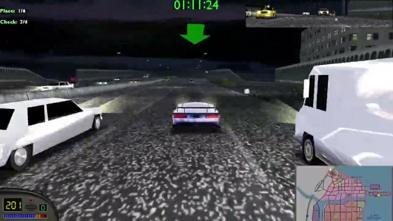 Midtown Madness 1 - Frosty Finale - Checkpoint Race #12 