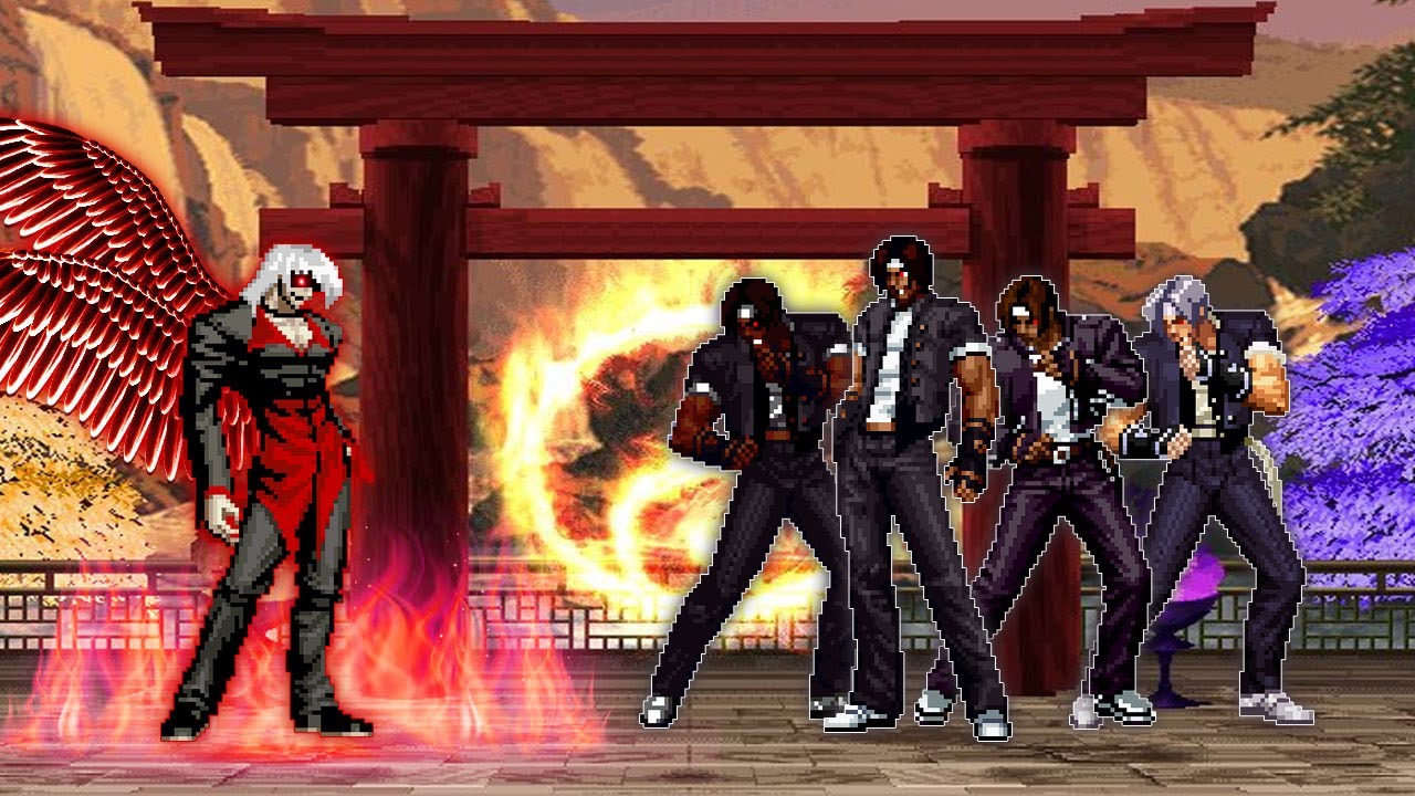[KOF Mugen] Devourer Element Vs Omega Kusanagi Team