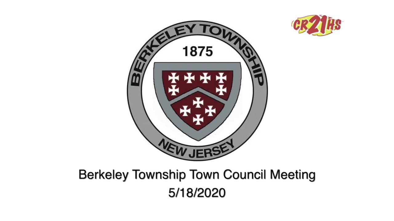 Berkeley Township Town Council 5/18/20
