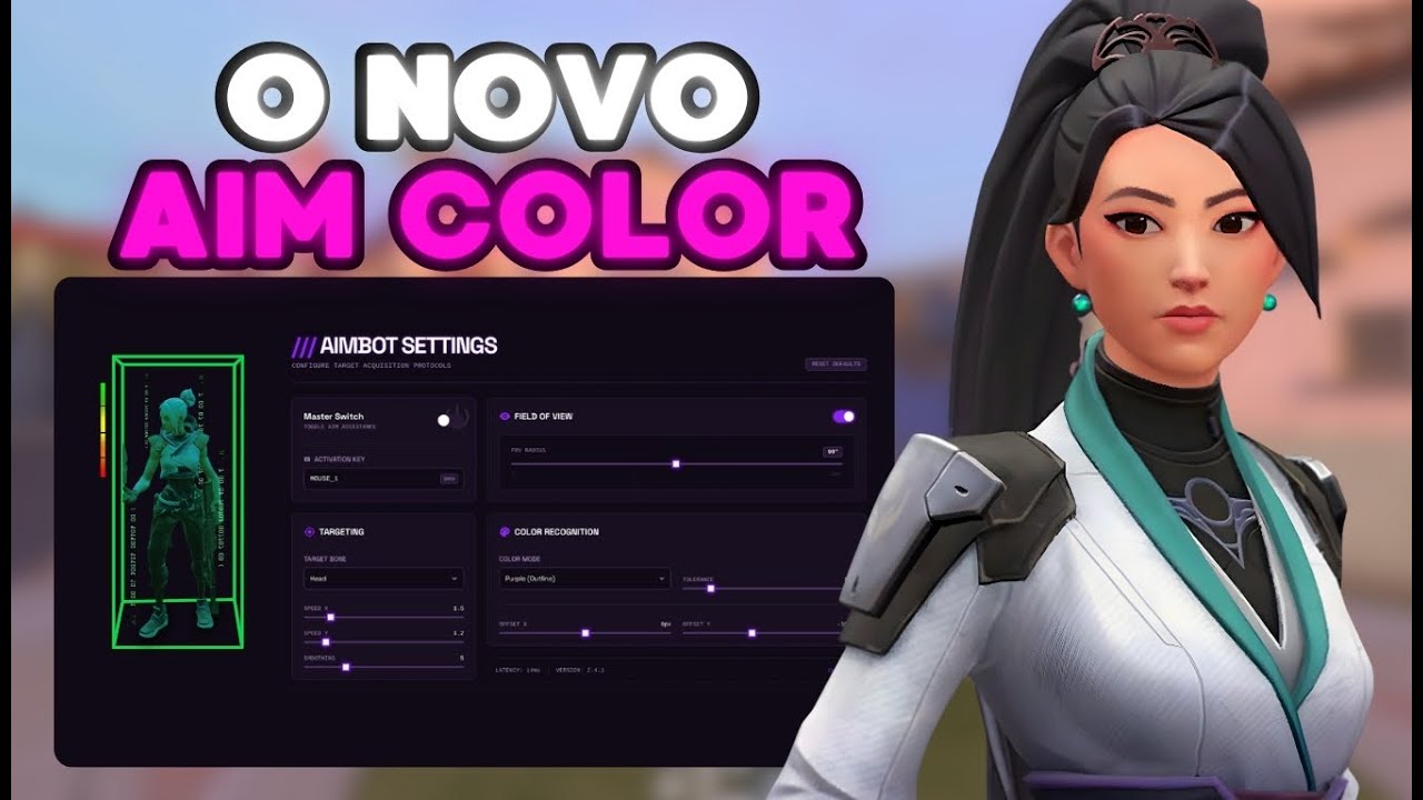 AIM COLOR PARA VALORANT O MELHOR LEGIT CHEAT INDETECTÁVEL