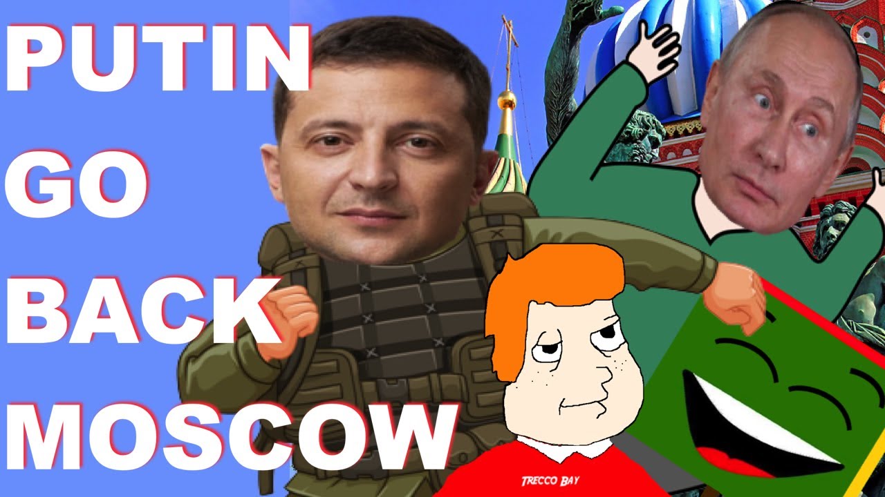 Putin go back Moscow - Zelensky V Putin feat Trecco Boy - Parody of Gangnam Style - Deano Valley