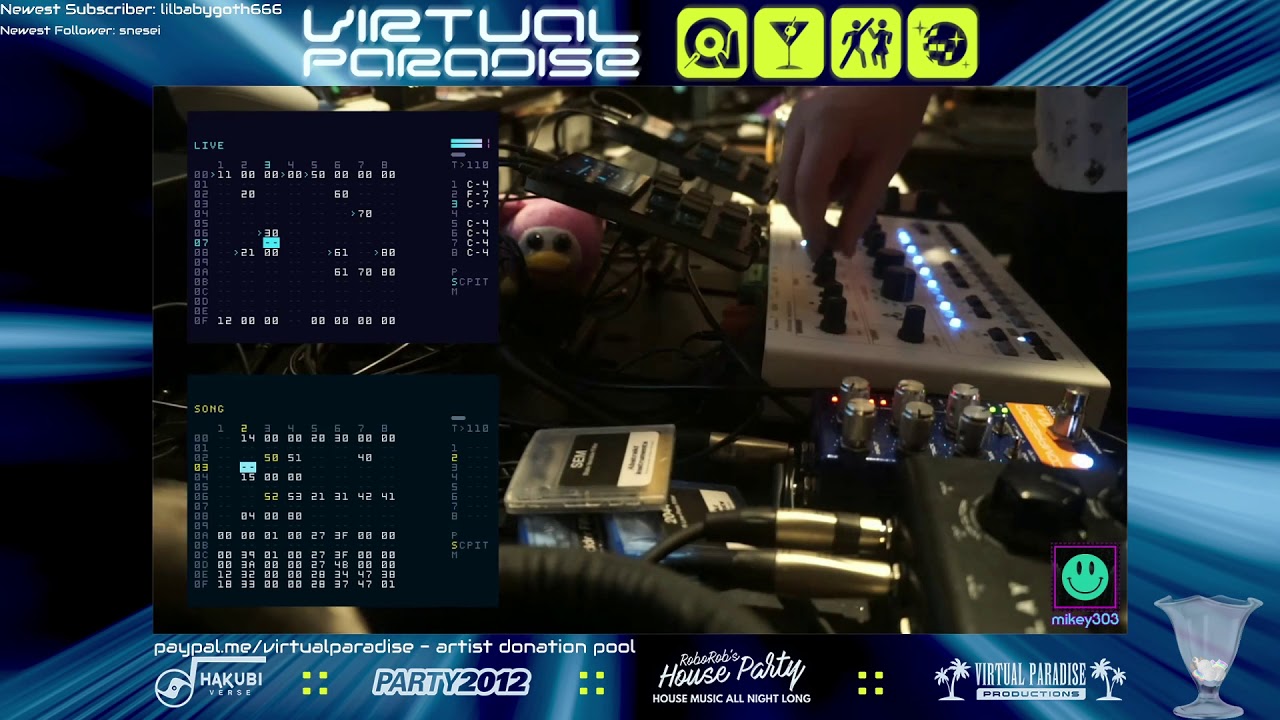 mikey303 - Virtual Paradise (live acid set 02/26/21)