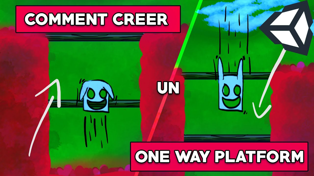 TUTO UNITY FR : Comment cr&eacute;er un one way platform !