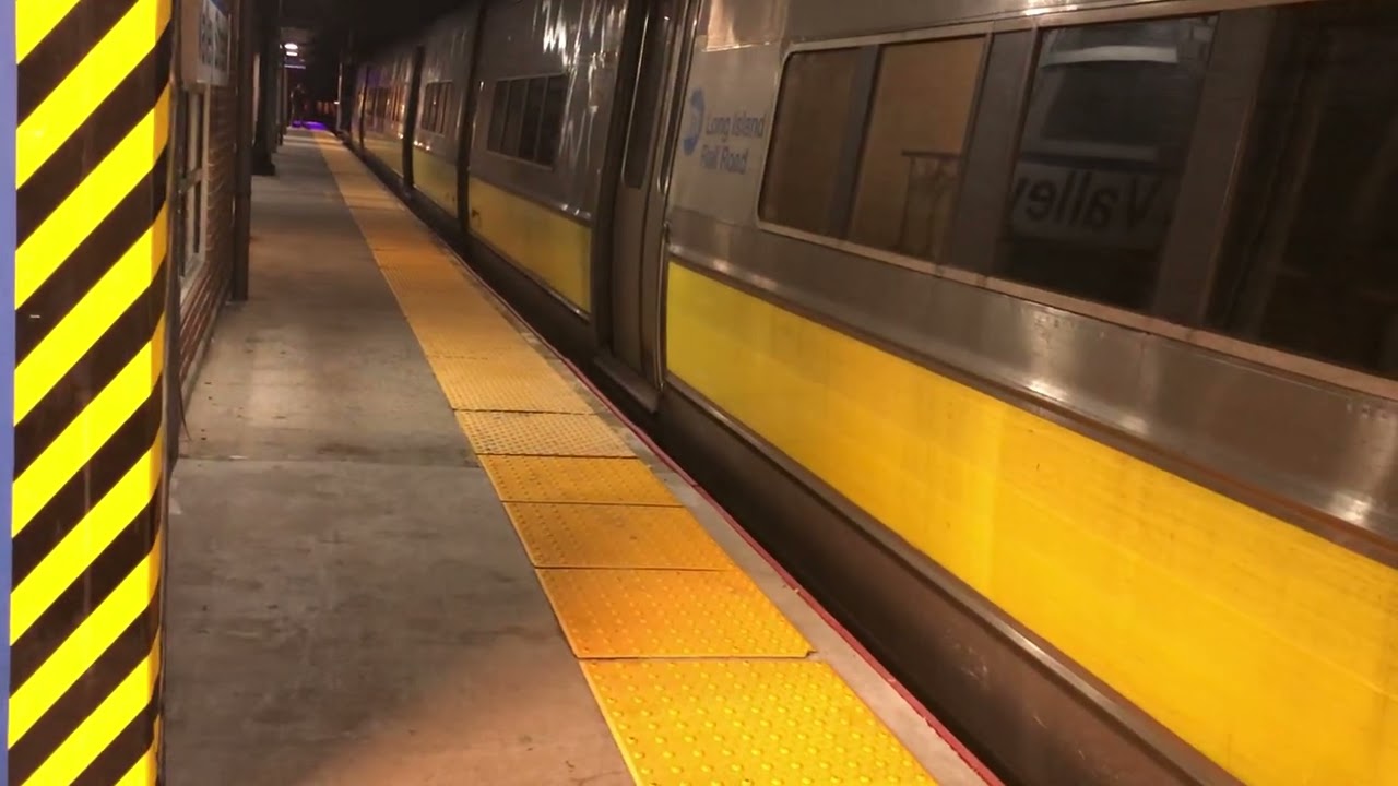 Lirr laser train at valley stream station 