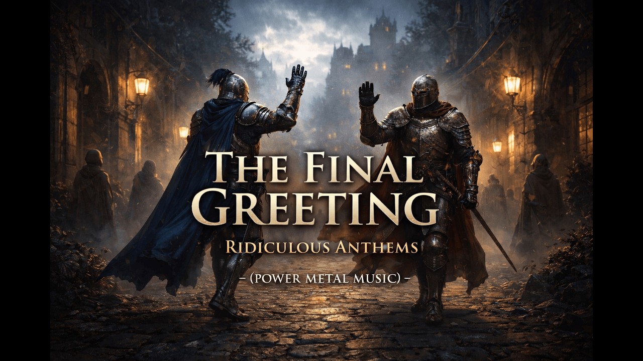 THE FINAL GREETING - RIDICULOUS ANTHEMS | Epic Power Metal Music (Official Music Video)