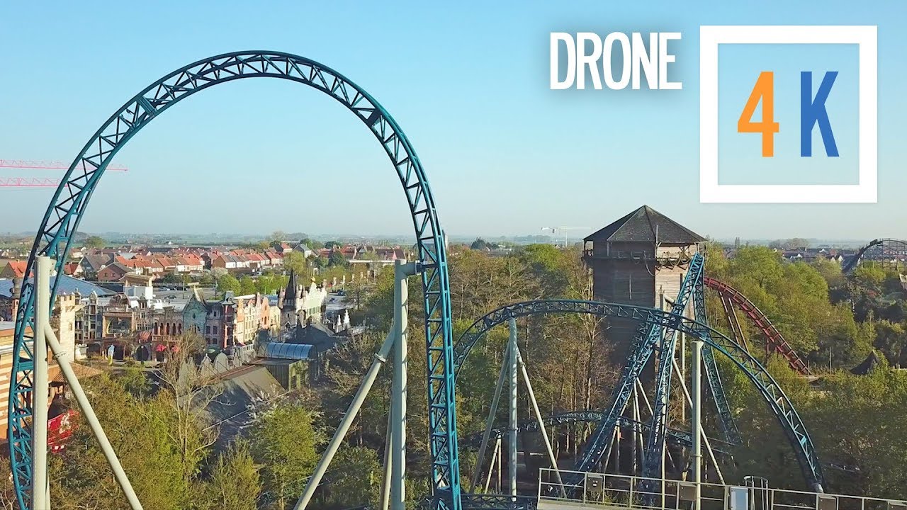 Anubis - Plopsaland de Panne (Drone 4K)