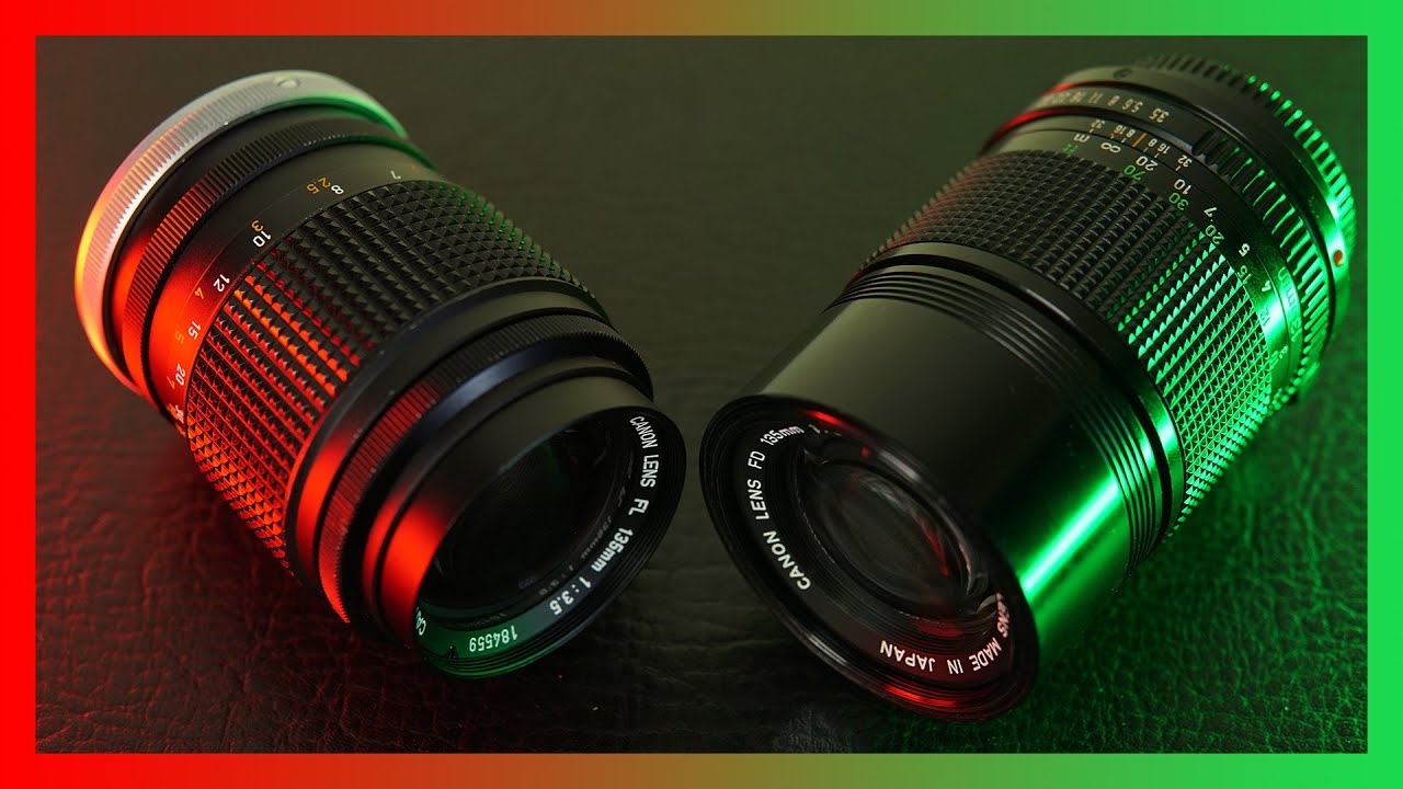 Canon FL vs nFD 135mm f3.5 - vintage lens comparison