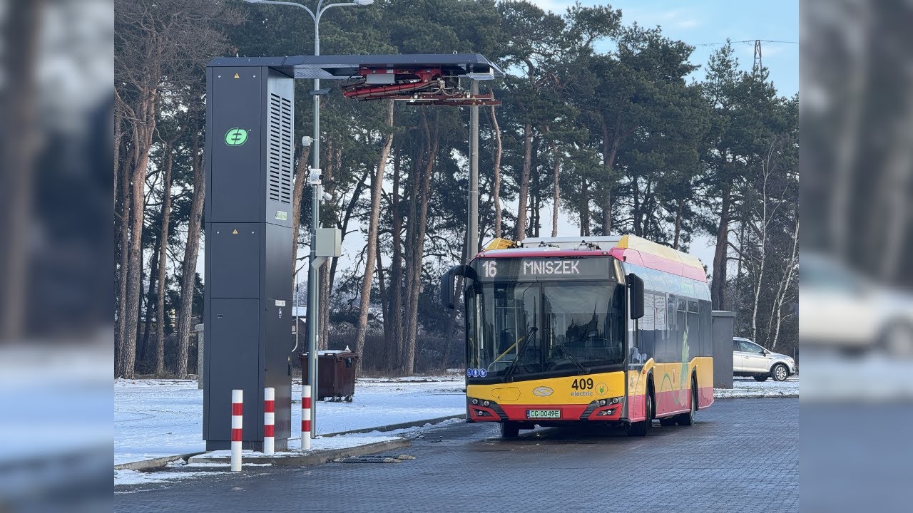 MZK Grudziądz - Linia: 16 - Kierunek: Mniszek - Solaris Urbino 12 IV FL electric #409