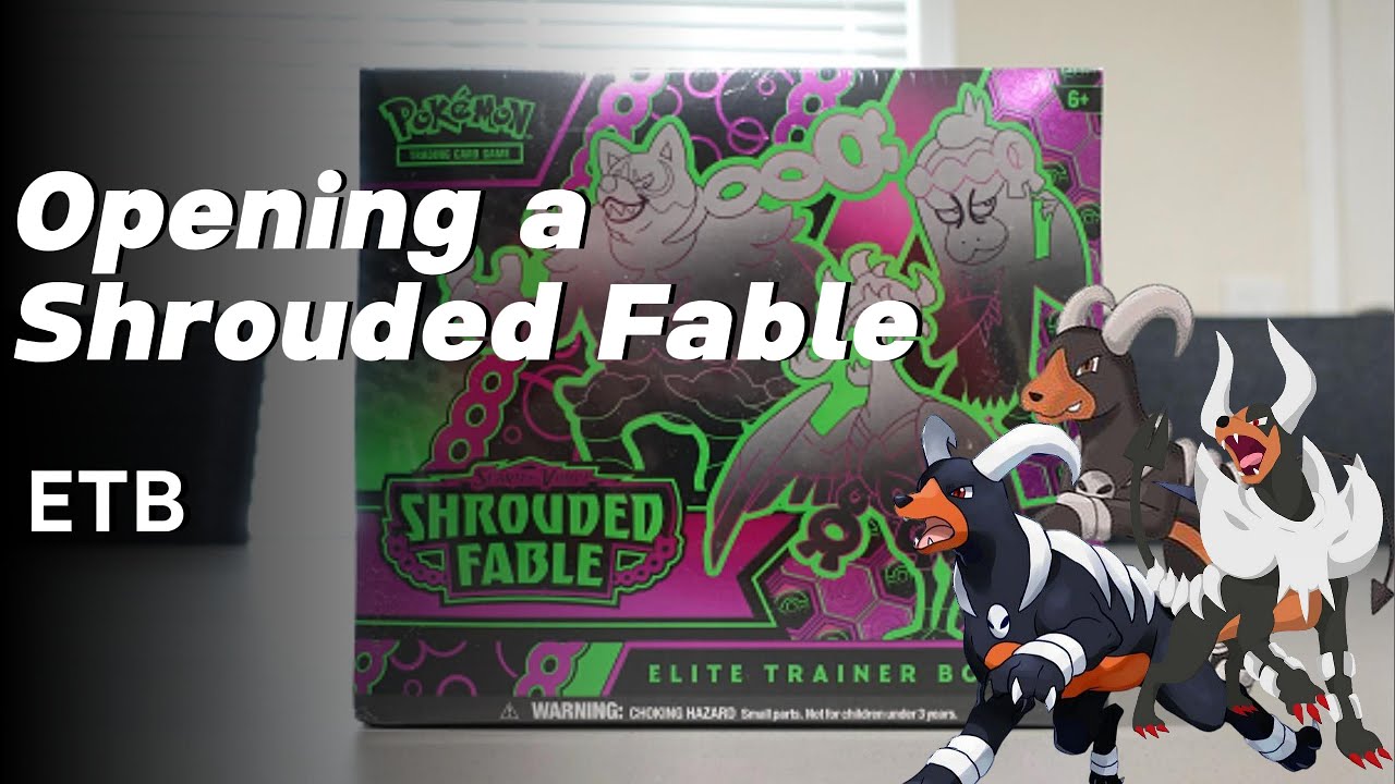 Opening Shrouded Fable ETB: (1,000 SUBSCRIBERS GIVEAWAY ENDED)