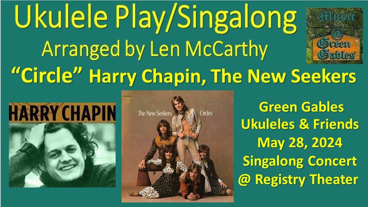 Harry Chapin, The New Seekers - Circle (cover) - Ukulele Play Along - Music At Green Gables