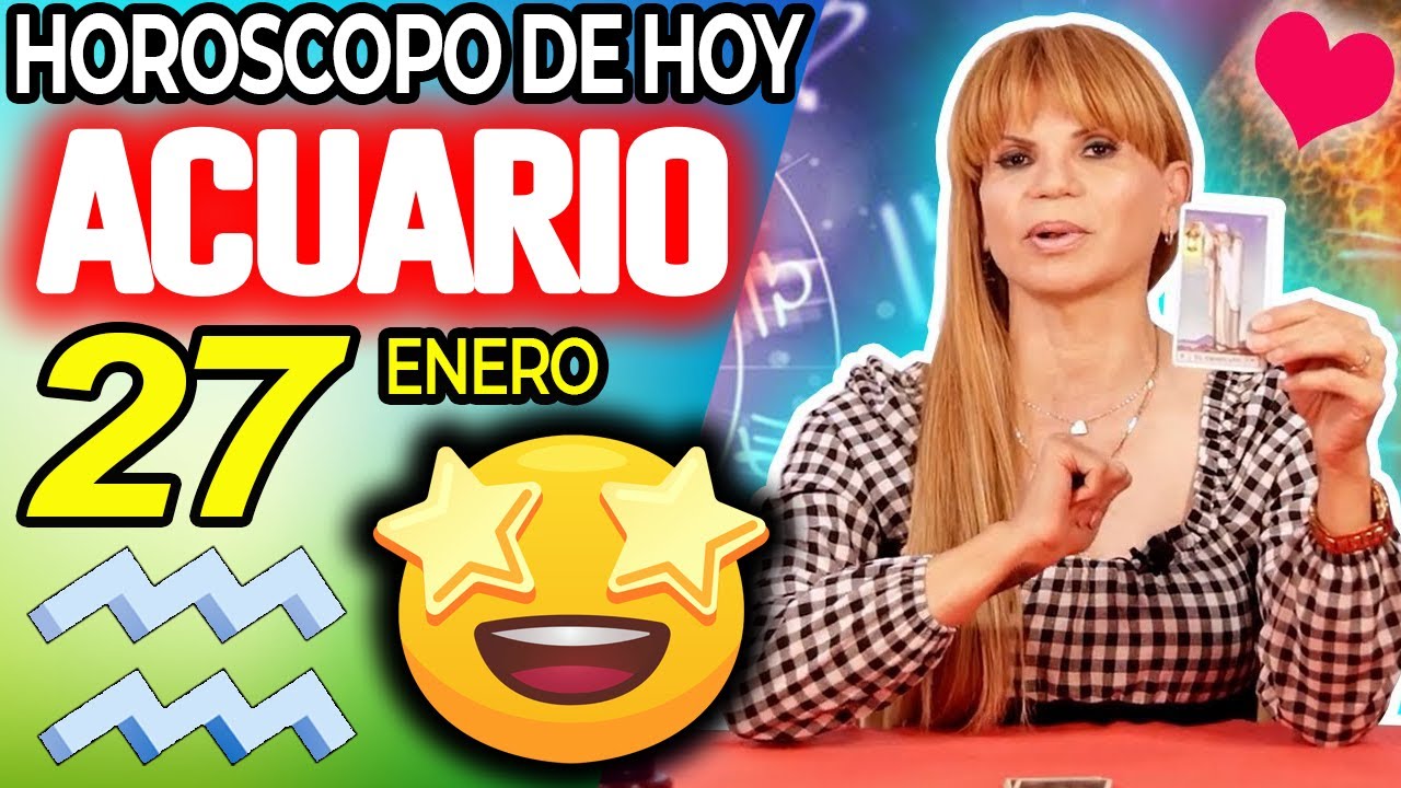 ACUARIO ♒🎁SORPRESA DE ÚLTIMA HORA❗️PASARÁS DE 0 A 100🔥💥 Horóscopo De Hoy 27 De Enero 2026 | Mhoni