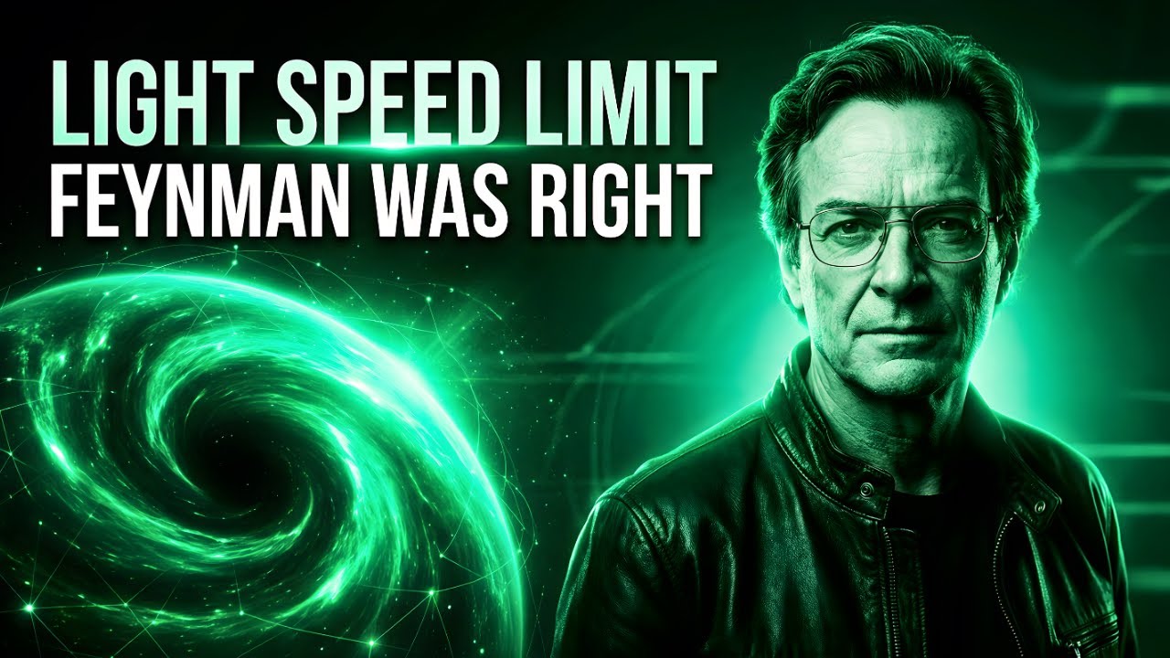 Why Light Speed Is The FINAL LIMIT? Feynman’s Explanation Will BLOW Your Mind OPEN