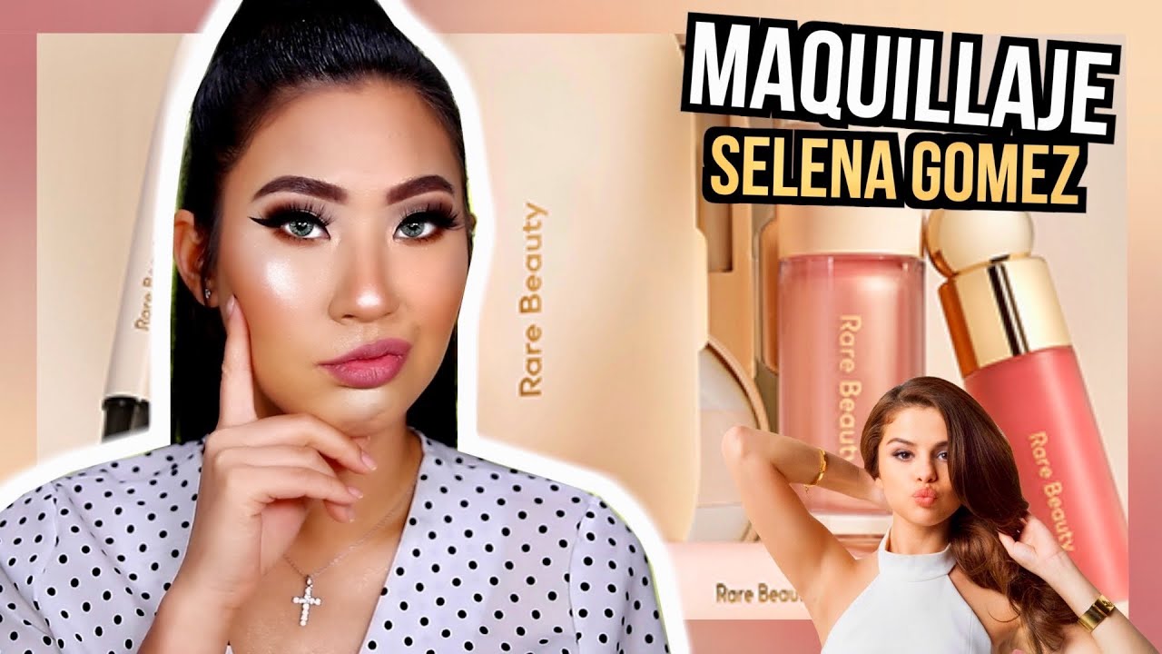 PROBANDO EL MAQUILLAJE DE SELENA GOMEZ😱 RARE BEAUTY.. VALE LA PENA?!