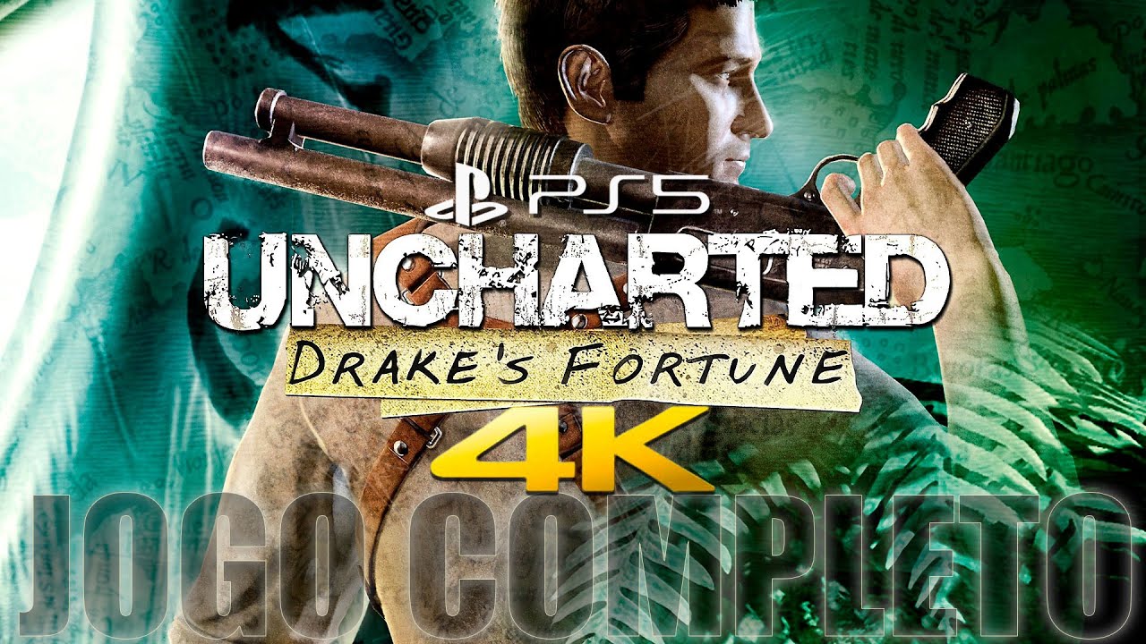 Uncharted 1: Drake's Fortune - jogo completo [PS5] 4K 60 FPS | sem comentarios PT-BR