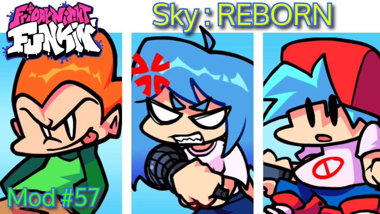 FNF Vs Sky REBORN: Pico Update (Fan-Made) [FNF Mods #57]