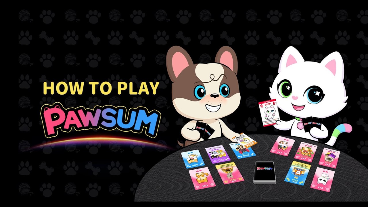 Посмотрите это игровое демо PAWSUM и научитесь играть!