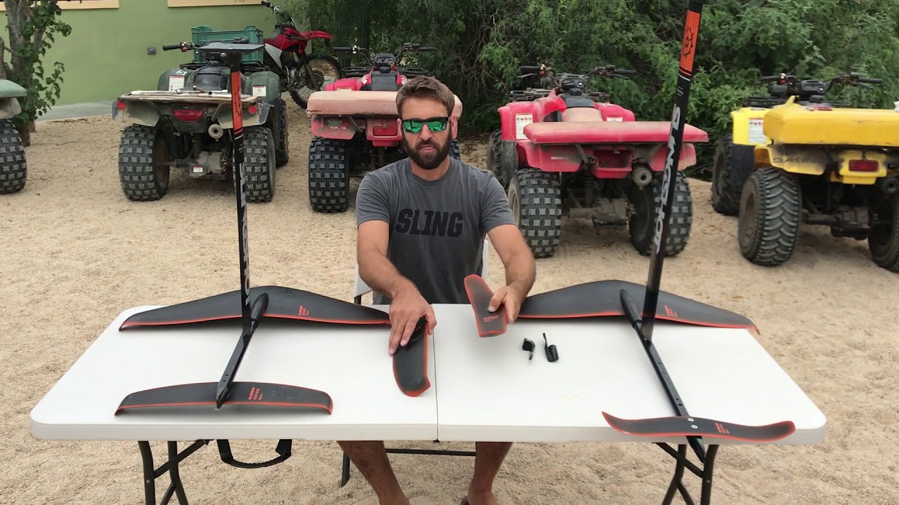Slingshot HOVER GLIDE Rear Stabilizers - 42cm vs 48cm