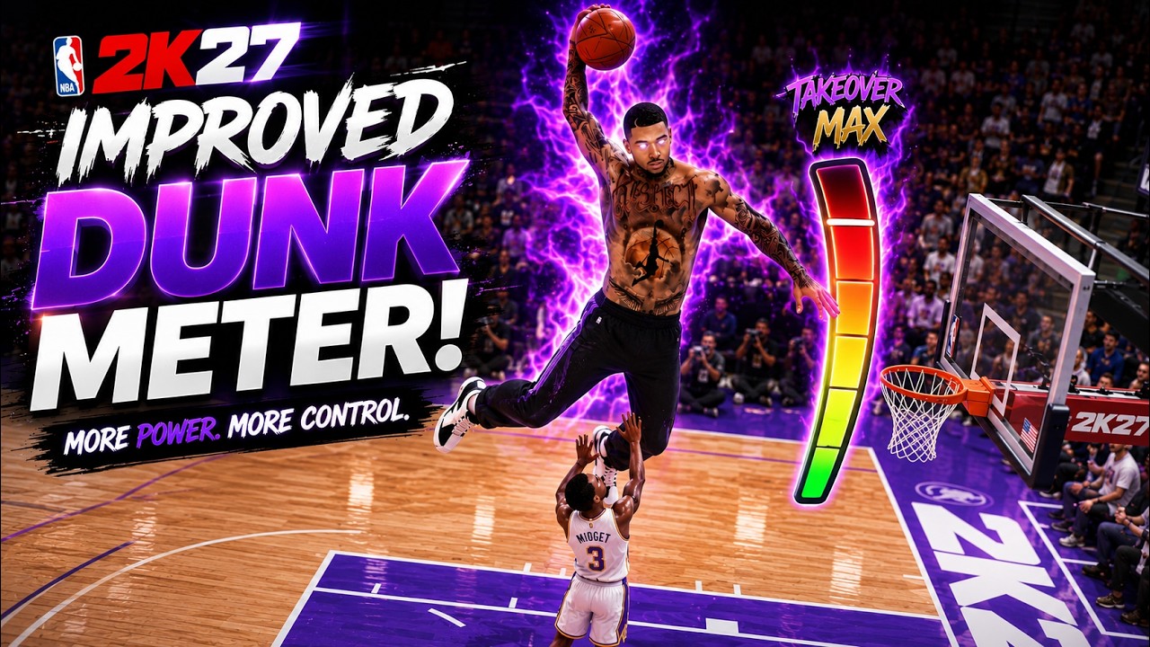 Шкала данков меняется в NBA 2K27!