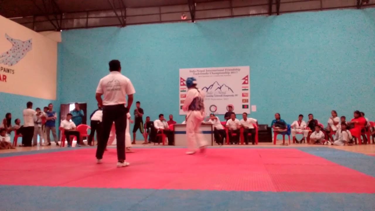 India 🇮🇳 🆚 Nepal 🇳🇵 (blue pat me) Dinesh tamang Nepali team