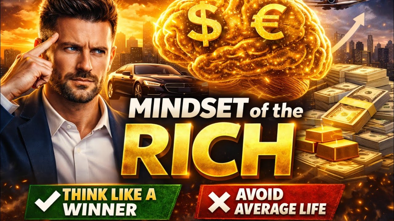 Mindset of the Rich 💰 | Think Like the Wealthy, Become Successful