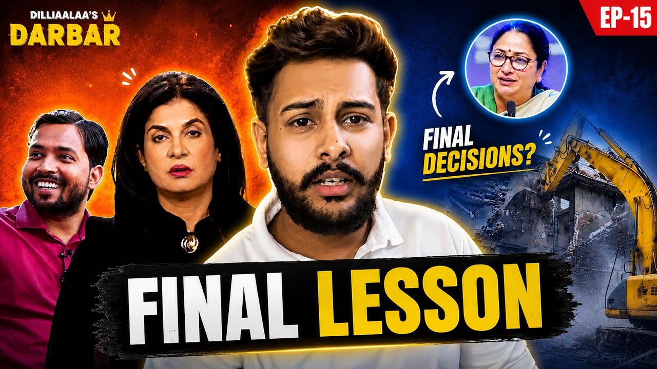 Online Teachers vs Reporter?🥵Delhi demolition😱 News Reaction | Dilliaalaa&rsquo;s Darbar EP15