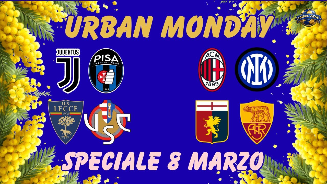 [SPECIALE 8 MARZO] MILAN-INTER CON FURTI?! JUVE DOMINANTE E LA ROMA CADE A GENOVA!