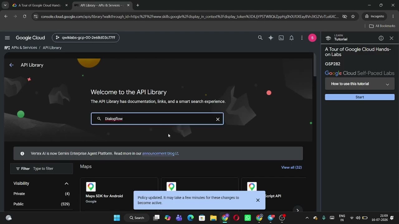A Tour of Google Cloud Hands on Labs