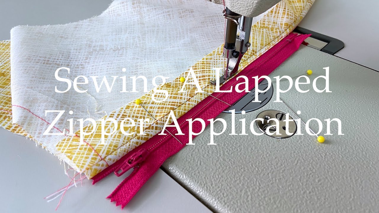 Sewing A Lapped Zipper Application