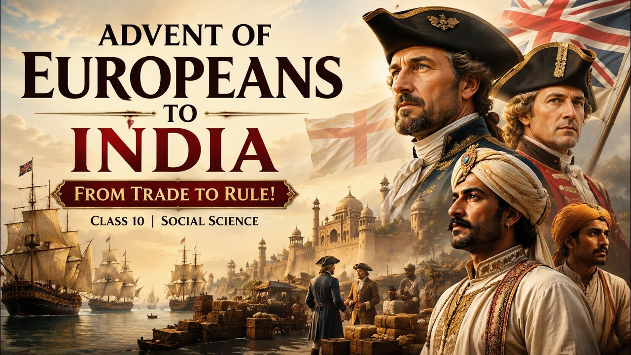 Advent of Europeans to India 🔥 From Trade to Rule | Class 10 Social Science Animated One Shot Story!