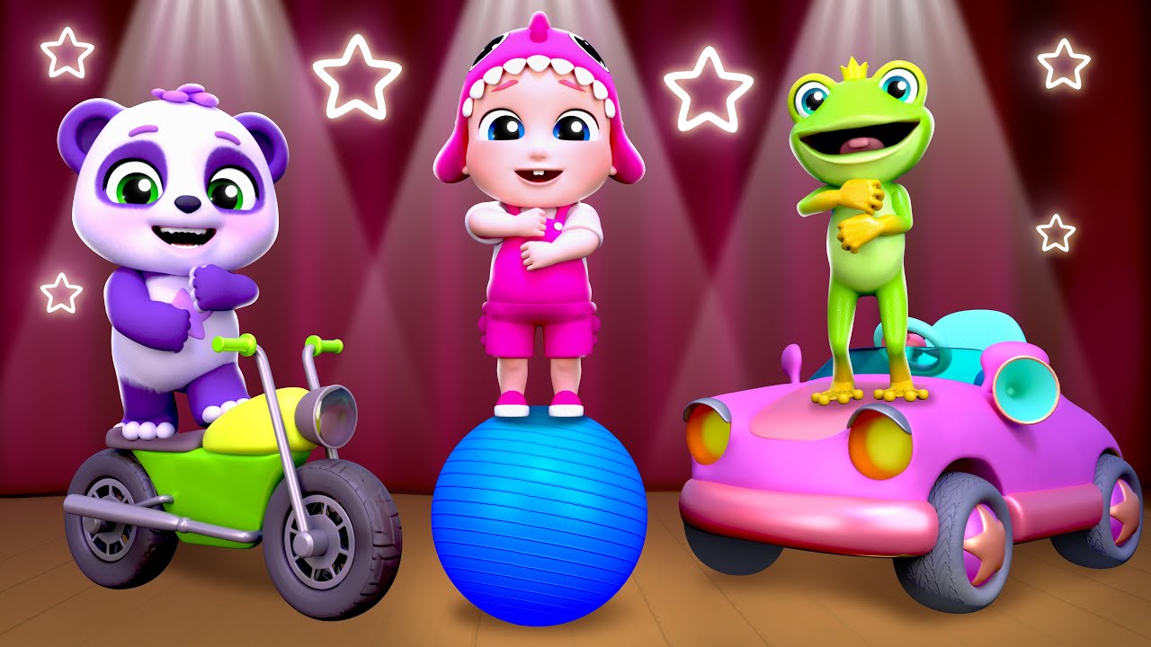 🐼 A Ram Sam Sam mit Skateboard-Panda! | 🛹 Lustiges Kinderlied zum Tanzen 🎶