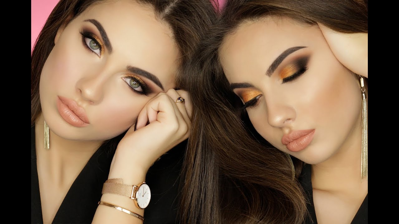 TUTORIAL Trucco da SERA / CERIMONIA Facile ed Elegante | Tutorial Trucco Nero/Oro | pnmakeup