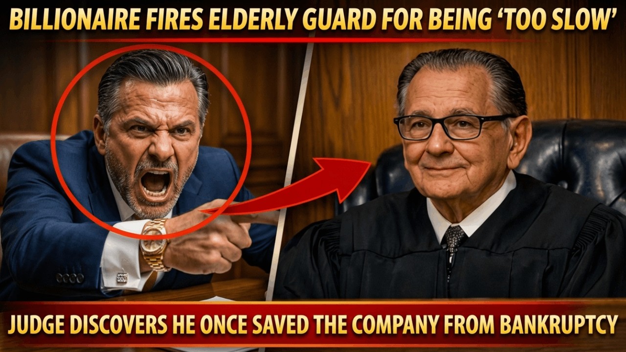 Billionaire Fires Elderly Security Guard for Being Slow—Judge Reveals He Saved the Company Years Ago