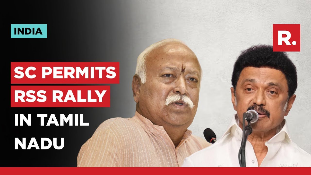 SC Rejects Stalin Govt's Appeal Against Madras HC's Order Allowing RSS Rally In TN