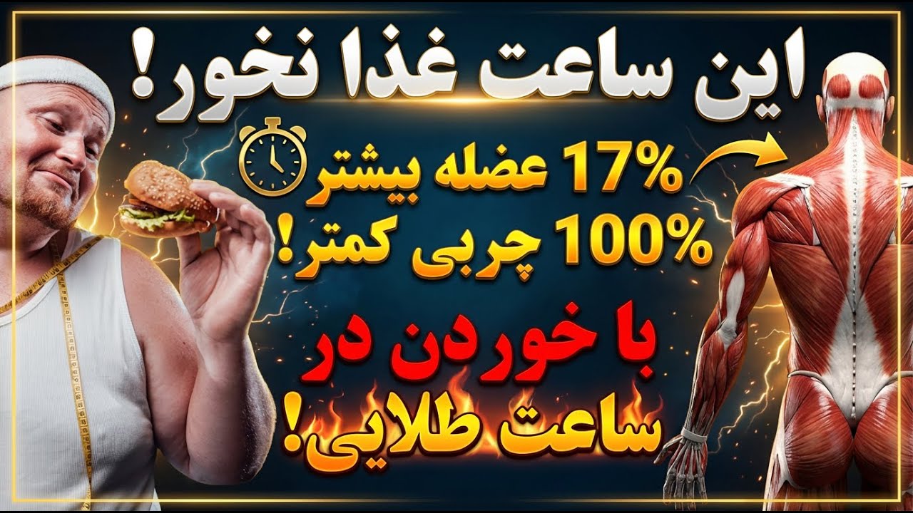 این ساعت غذا نخورید، چون بدنتان دیابتی می‌شود! (راز لاغری بدون رژیم)
