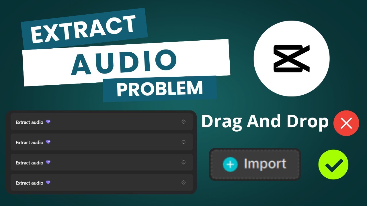 CapCut &ldquo;Extract Audio&rdquo; Export Problem FIXED! | 2025 Easy Solution