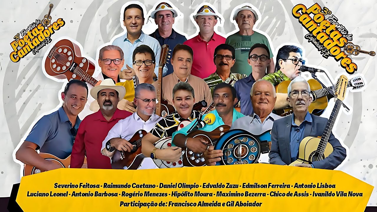 3º Encontro de Poetas Cantadores em Capoeiras: Festival de Repente e Poesia.