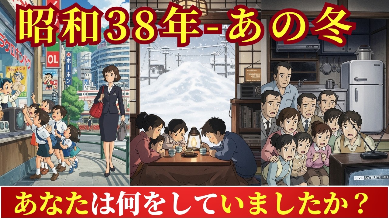 なぜ昭和38年は、特別な意味を持つ年なのか？希望と悲しみが交差したあの一年を振り返る
