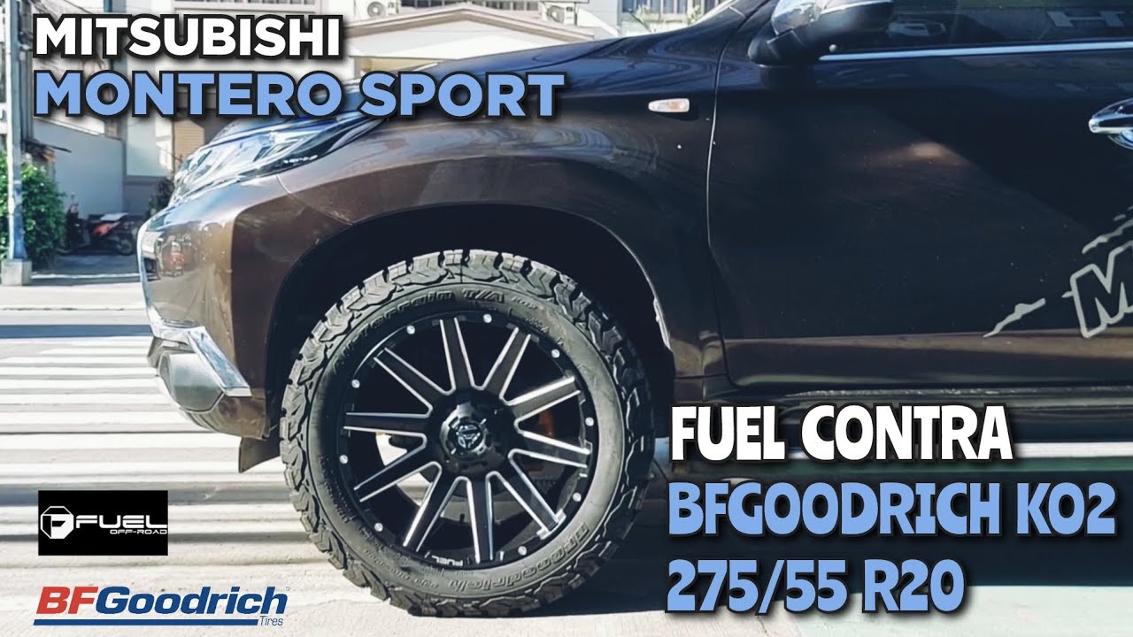 BFGoodrich Ko2 275x55 R20 | Fuel Contra 20x9 | Montero Sport @ RNH Tire Supply